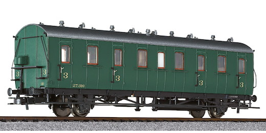 Personenwagen, 3. Klasse, SNCB / NMBS, Epoche II