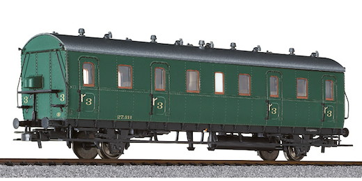 Personenwagen, 3. Klasse, SNCB / NMBS, Epoche II