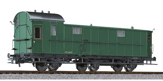 Packwagen, 3-achsig, SNCB / NMBS, Epoche II