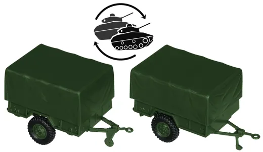 M 101 A1 und M 105 A2 Lastanhänger
