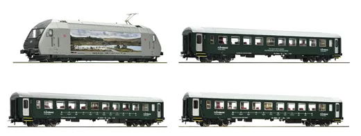 Set: 4-tlg. Elektrolokomotive EL 18 + Reisezug, NSB