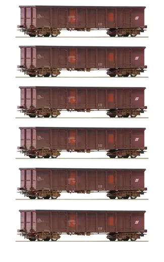 Display offene Güterwagen "gealtert", ÖBB