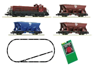 Analoges Startset mit Diesellokomotive Em 4/4 und Gleisschotterzug, SBB