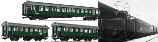 3-tlg. Set "Nahverkehrszug Murnau - Oberammergau", DB