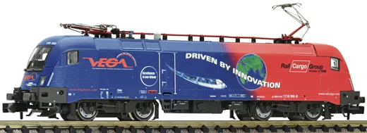 Elektrolokomotive 1116 168-6 im "VEGA-Design", ÖBB