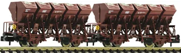 2-tlg. Set Muldenkippwagen Bauart F-z 120, DB