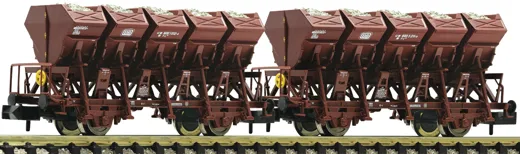 2-tlg. Set Muldenkippwagen Bauart F-z 120, DB
