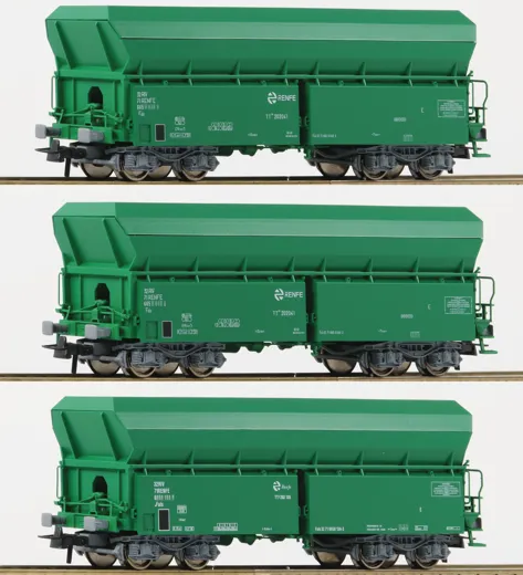 3-tlg. Set: Selbstenladewagen, RENFE