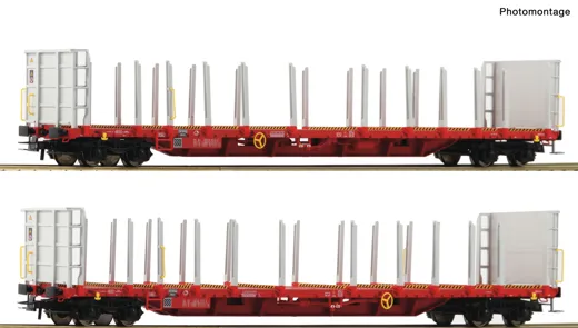 2-tlg. Set: Rungenwagen, RCW, ÖBB