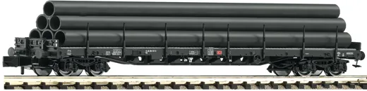 Rungenwagen Bauart Rs 684 mit Röhrenbeladung, DB AG