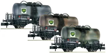 3-tlg. Set: Kesselwagen "BP", DB