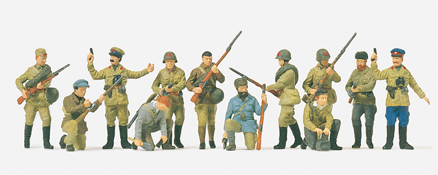 Preiser 16530 Infanteristen Partisanen UdSSR 1942/43 