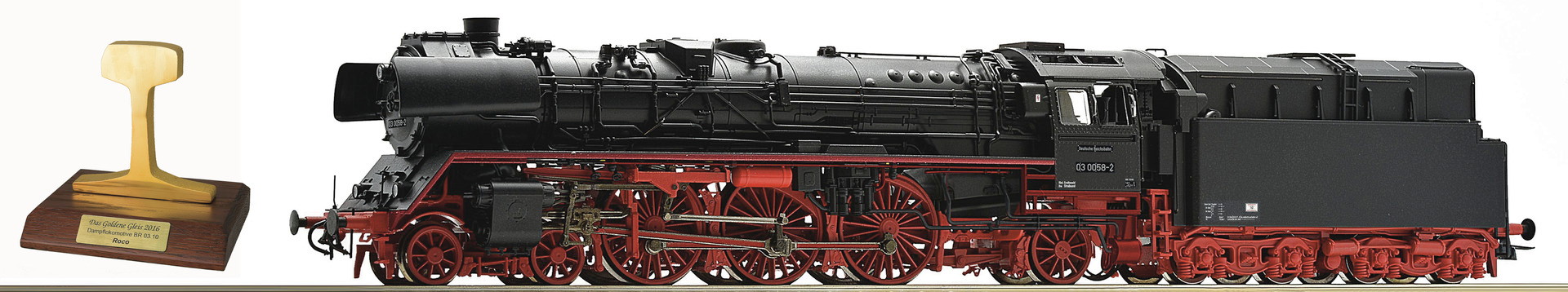 Roco 78206 Locomotive Vapeur DR Série 03.10 Reko HO Digitale Sonore AC Exceptionnel