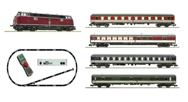 z21®start Digitalset: Diesellok BR 221 mit Schnellzug („Popfarben“), DB