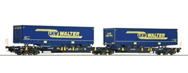 Doppeltaschen-Gelenkwagen "LKW Walter", Wascosa, Privatbahn