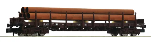 Rungenwagen mit Rohrbeladung, DSB