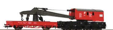 Kranwagen mit Schutzwagen, ÖBB