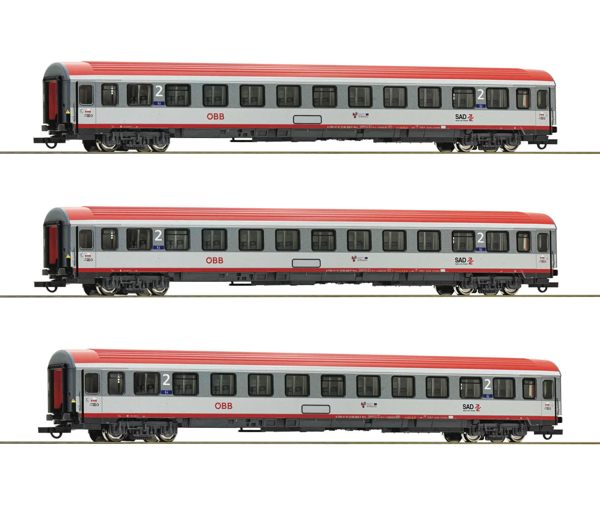 Roco 74132 3-tlg. Set: Regionalexpress Innsbruck-Bozen, ÖBB World