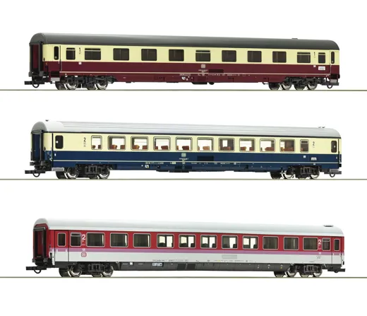 3-tlg. Set 1: Eurocity „Leonardo da Vinci“, DB