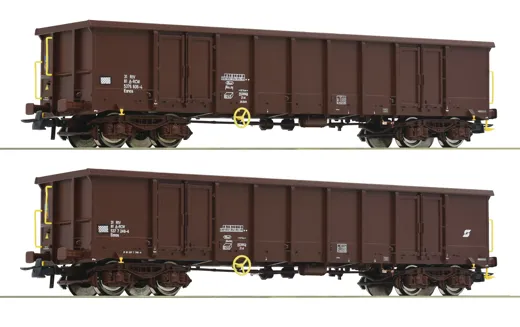 2-tlg. Set: Offene Güterwagen, ÖBB
