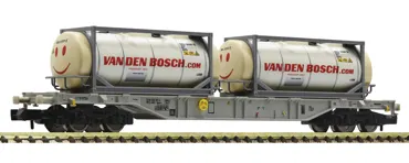 Containertragwagen mit 2 Tankcontainern, AAE