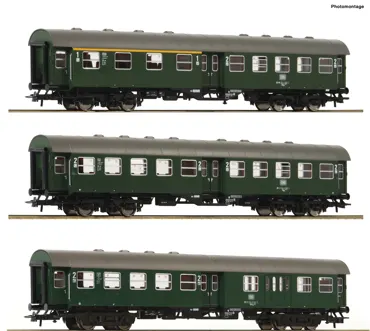 3-tlg. Set: 4-achsige Umbauwagen, DB