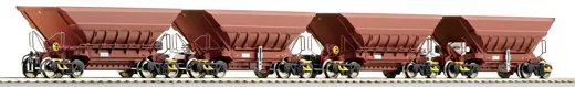 4-tlg. Set: Erzwagen „Master-Slave“, LKAB