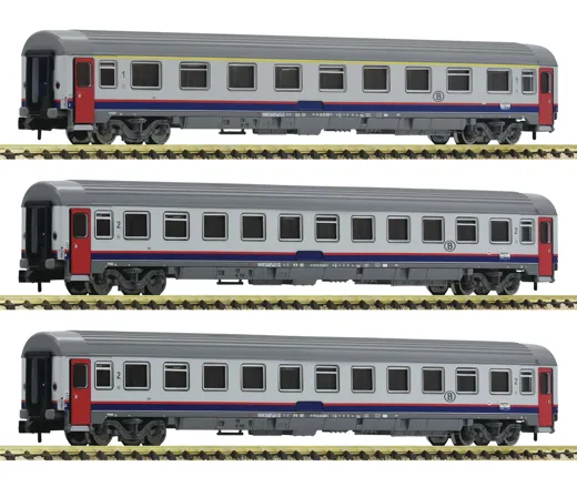 3-tlg. Set: Eurofima-Wagen, SNCB