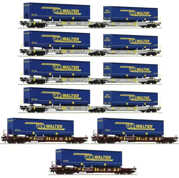 7-tlg. Display: LKW Walter, AAE