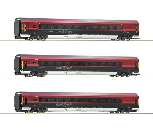3-tlg. Set: Railjet, ÖBB
