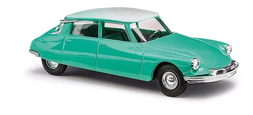 Citroën DS19 zweifarbig, Dunkelgrün/Weiß