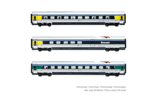 FS 3-Mittelwagen ex Cisalpino zu ETR 610 Ep. VI