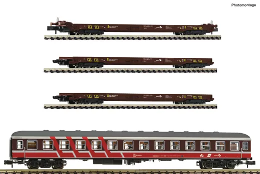 4-tlg. Set: Rollende Landstrasse, ÖBB