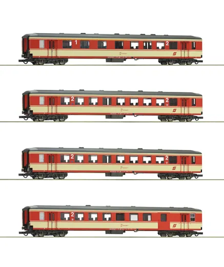 4-tlg. Set: Schlierenwagen, ÖBB