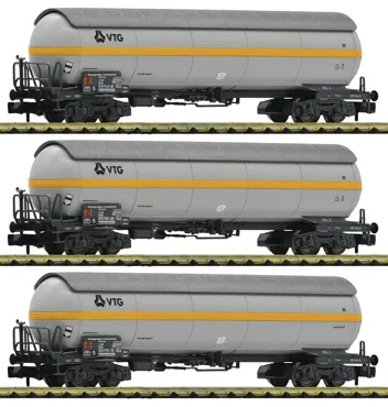3-tlg. Set: Druckgaskesselwagen, VTG, DB