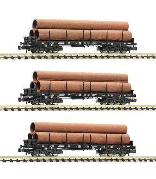 3-tlg. Set: Flachwagen, DB AG
