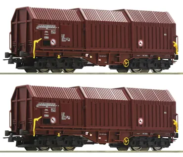 2-tlg. Set: Teleskophaubenwagen, DR