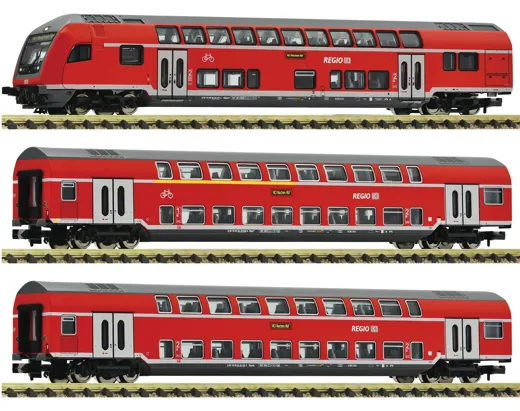 3-tlg. Set: Doppelstockwagen, DB AG