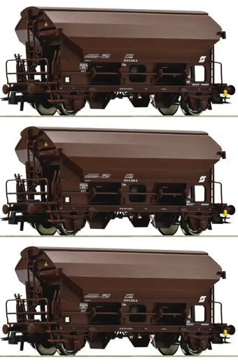 3-tlg. Set: Schwenkdachwagen, ÖBB