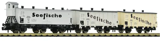 3-tlg. Set: Kühlwagen „Seefische“, DRG