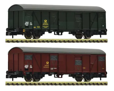 2-tlg. Set: Postgüterwagen, DBP