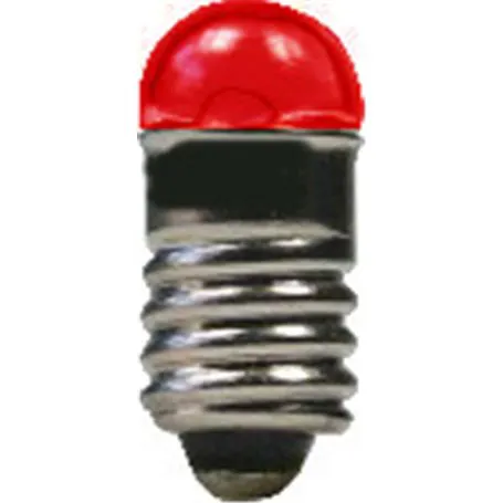 Glas-Glühlampe rot 19V E5.5