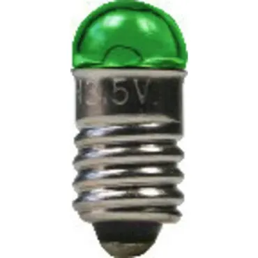 Glas-Glühlampe grün 19V E5.5