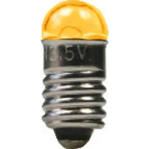 Glas-Glühlampe gelb 19V E5.5