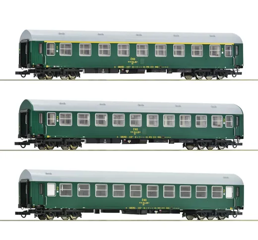3-tlg. Set 3: Reisezugwagen D 375 „Vindobona“, CSD