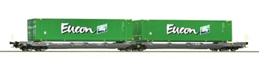 Doppeltaschen-Gelenkwagen T3000e, HUPAC