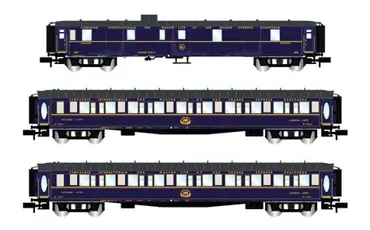 CIWL 3 Wagen Train Bleu fourgon+2x Lx Set 1Ep. III, Privatbahn