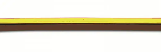 Zwillingslitze gelb/braun 2x0,14mm² 5 Meter