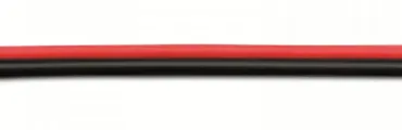 Zwillingslitze rot/schwarz 2x0,14mm² 5 Meter