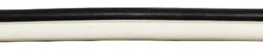 Zwillingslitze weiss/schwarz 2x0,5mm² 20 Meter